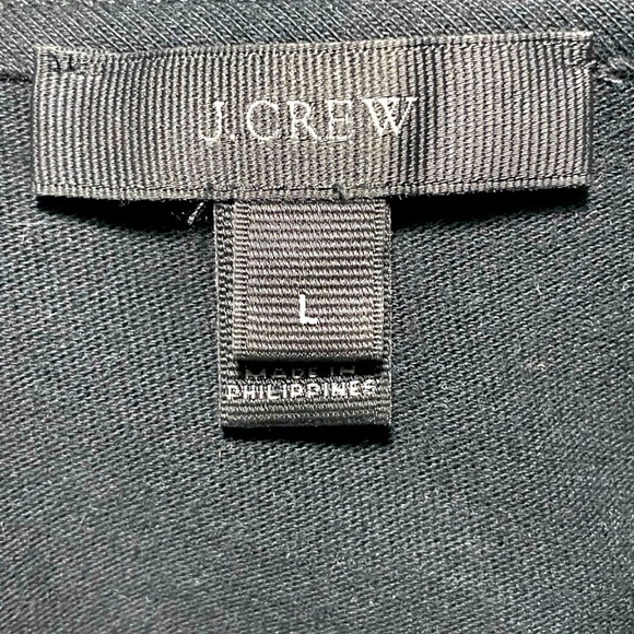 J.Crew black belted cross back top size large - Picture 6 of 11